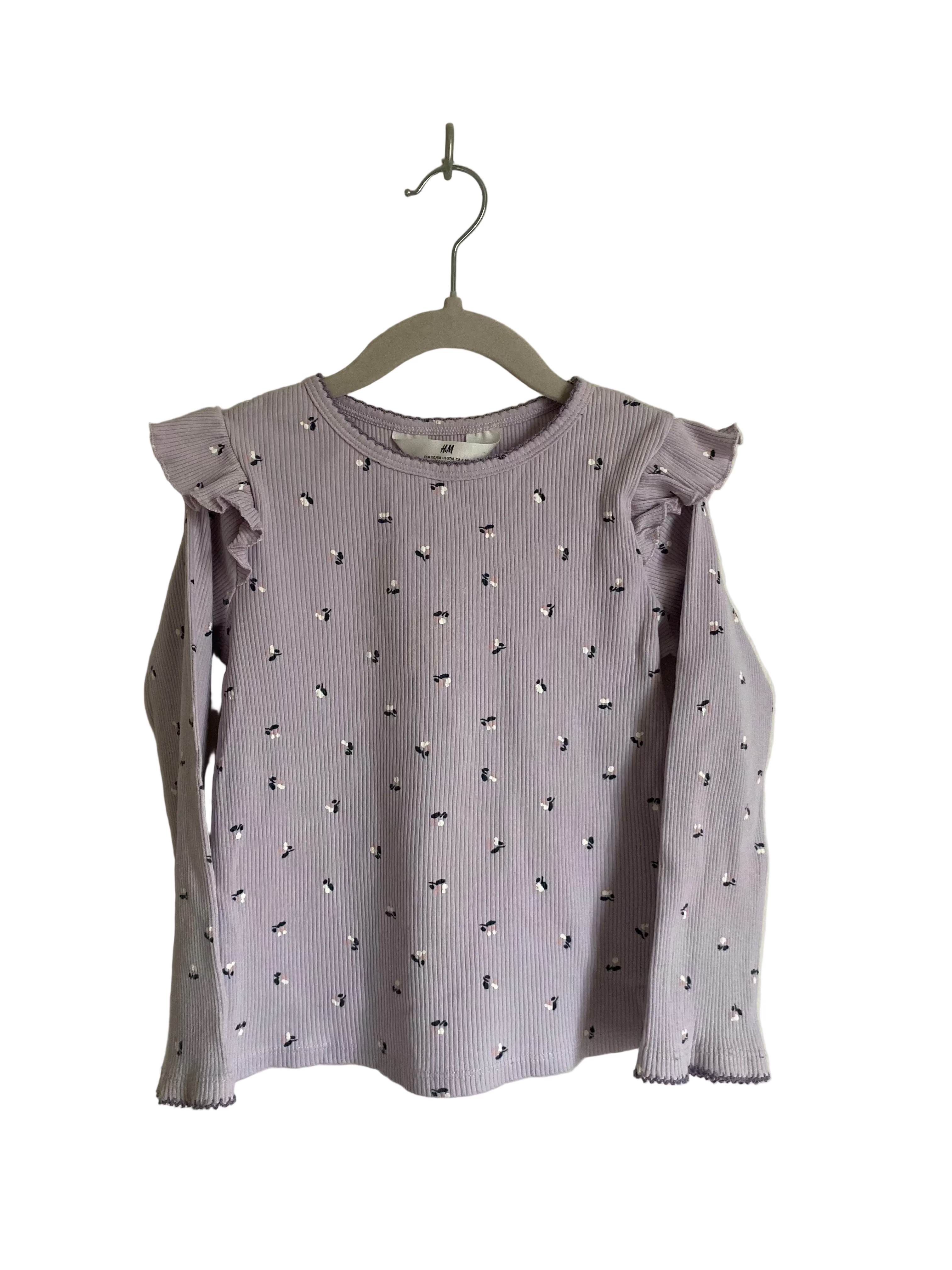 H&M Ribbed Blouse 5-6A