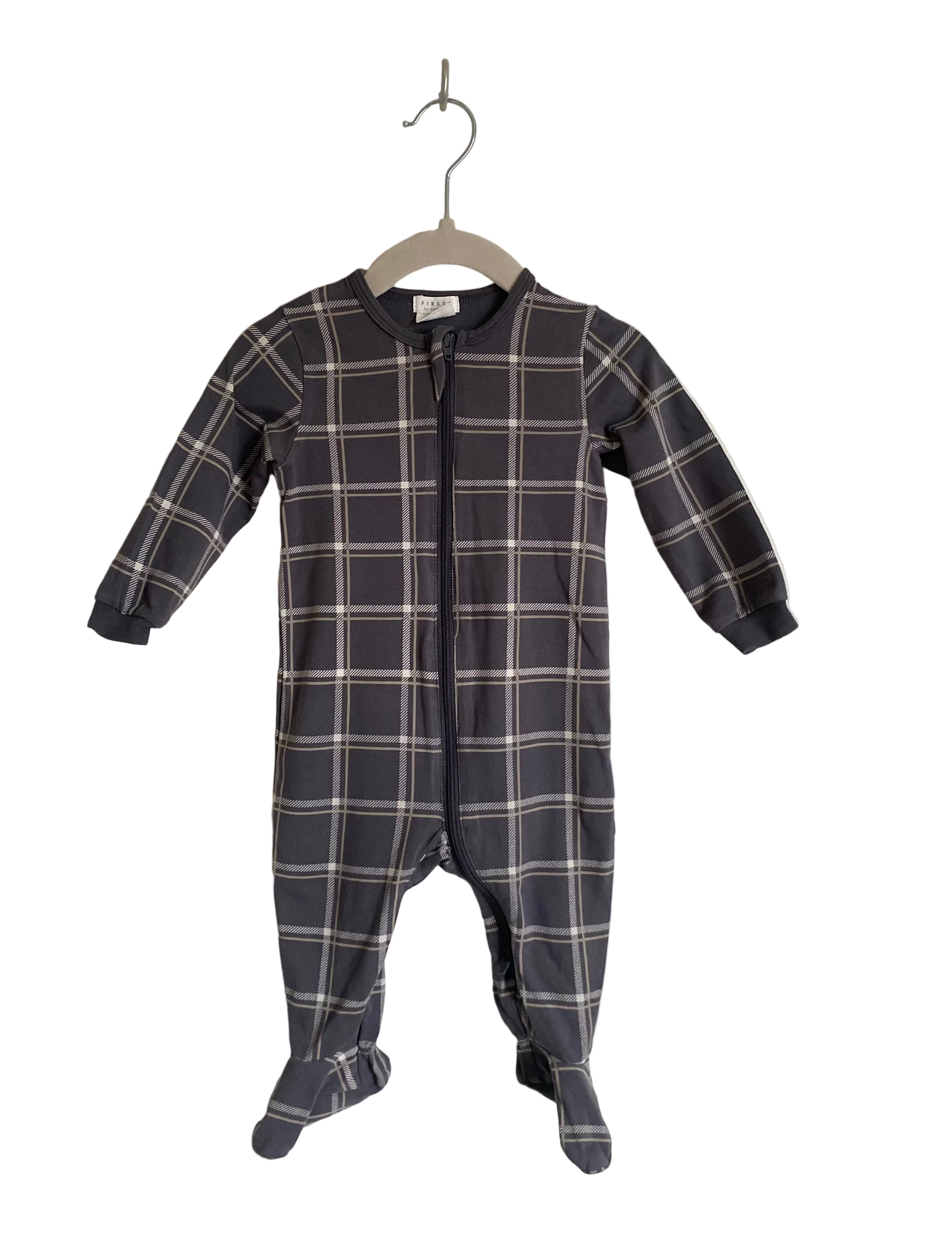 Petit Lem Plaid Pyjama 6M
