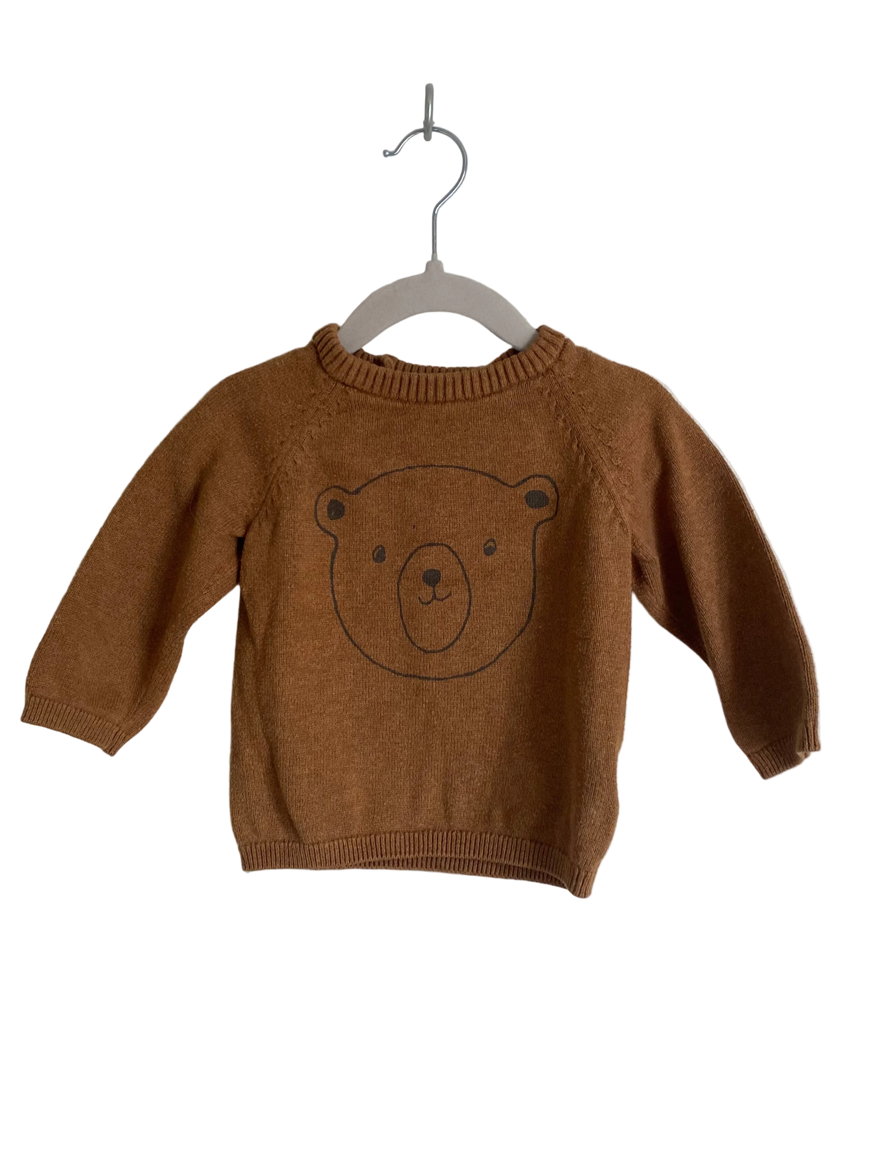 H&M Bear Sweater 6-9M