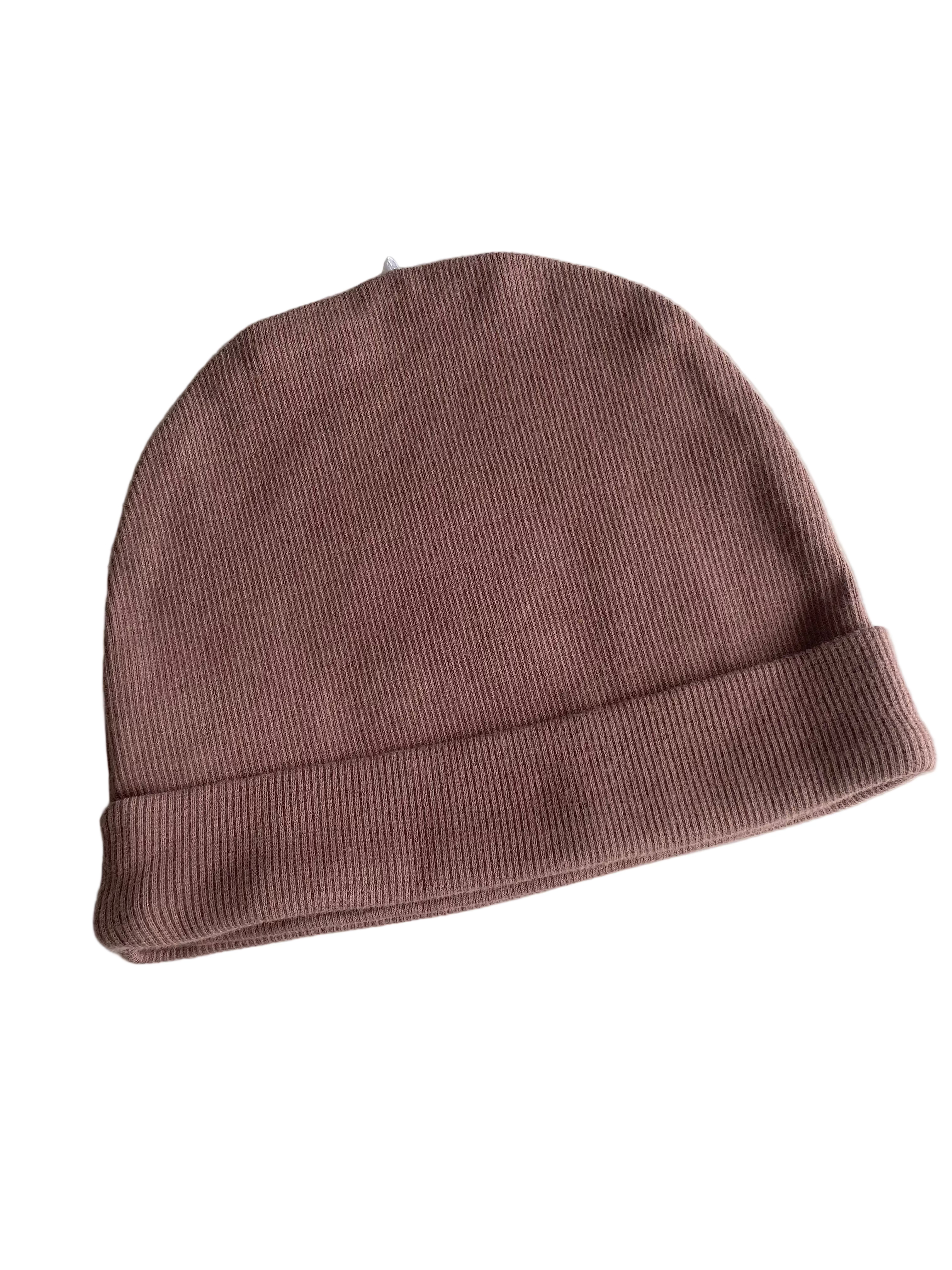 Baby beanie- Dark Pink 12-18M