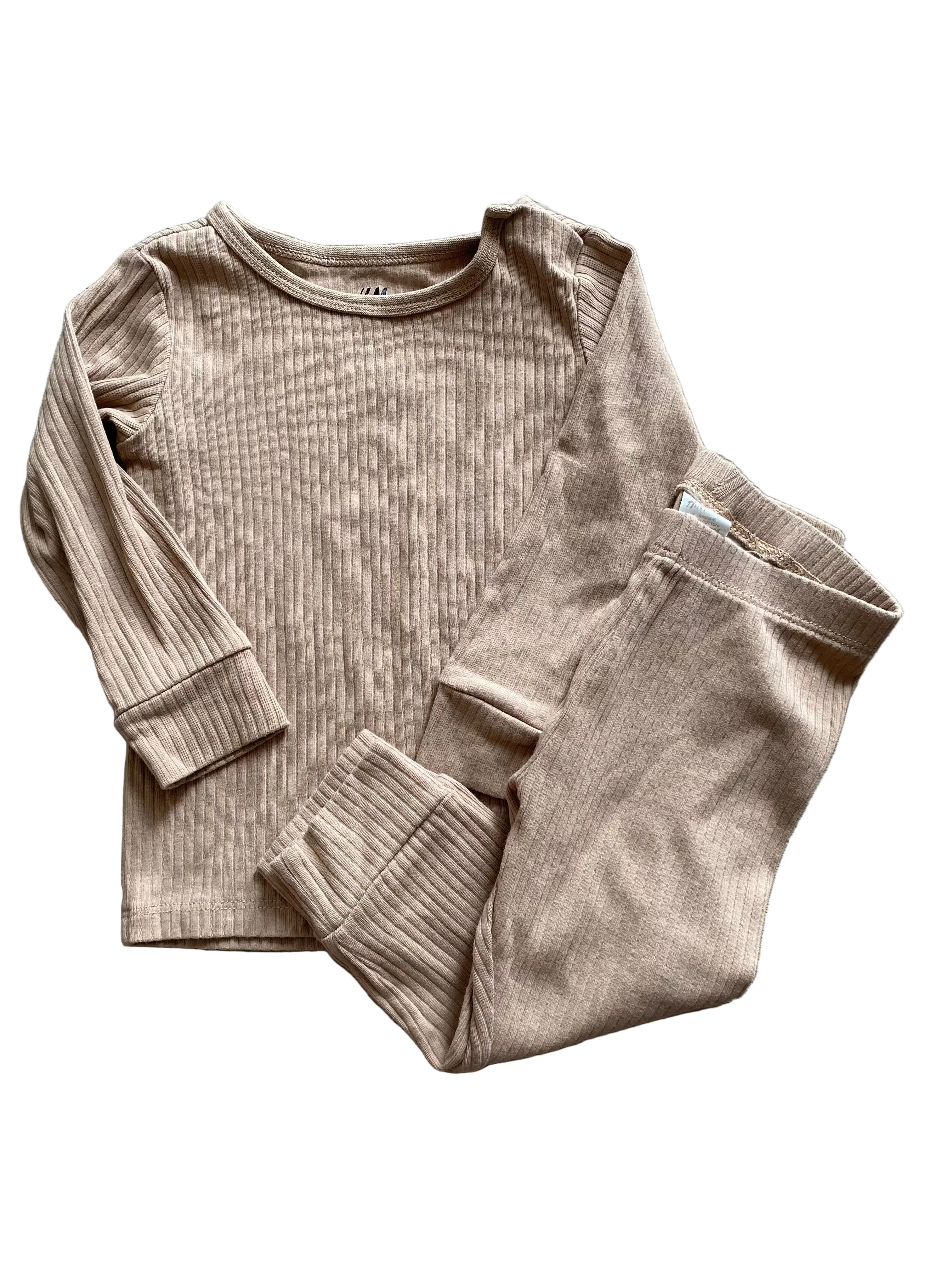 H&M Baby Ribbed Set 9-12M