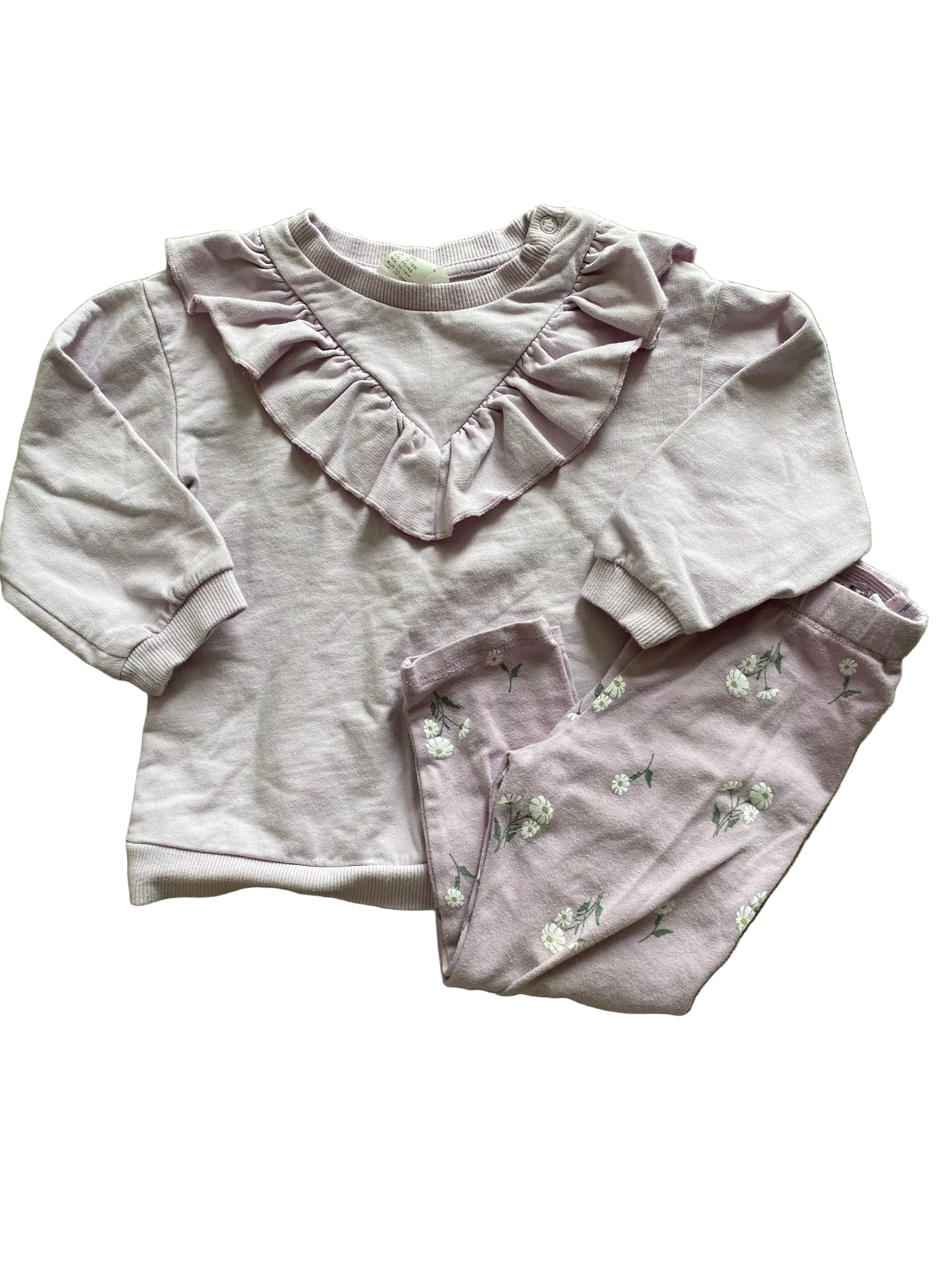 H&M Baby Girls Flower Set 12-18M