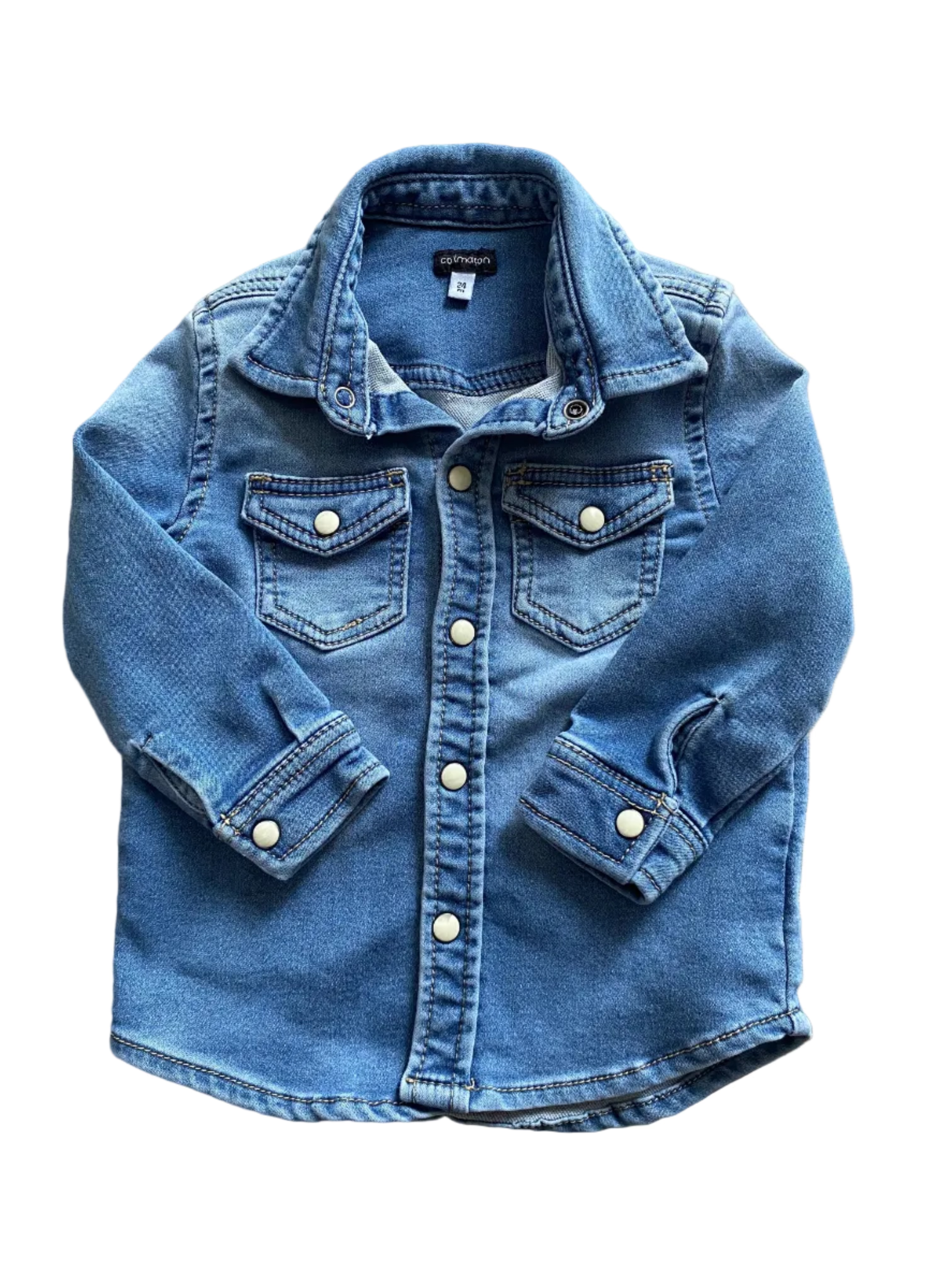 Colimacon Baby Boy Jean Vest 24M